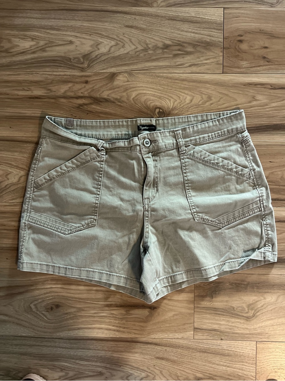 Supplies Women's Utility Jean Pocket Shorts - Tan Kahaki